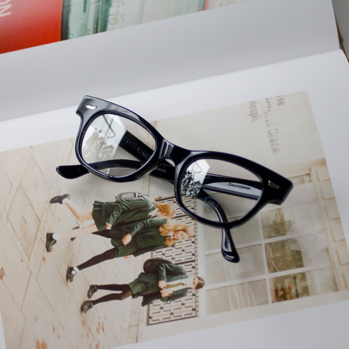 【正規品】JULIUS TART OPTICAL COUNTDOWN 完売品 JULIUS TART OPTICAL】COUNTDOWN - Black (LARGE) | SEESAW SPECTACLES