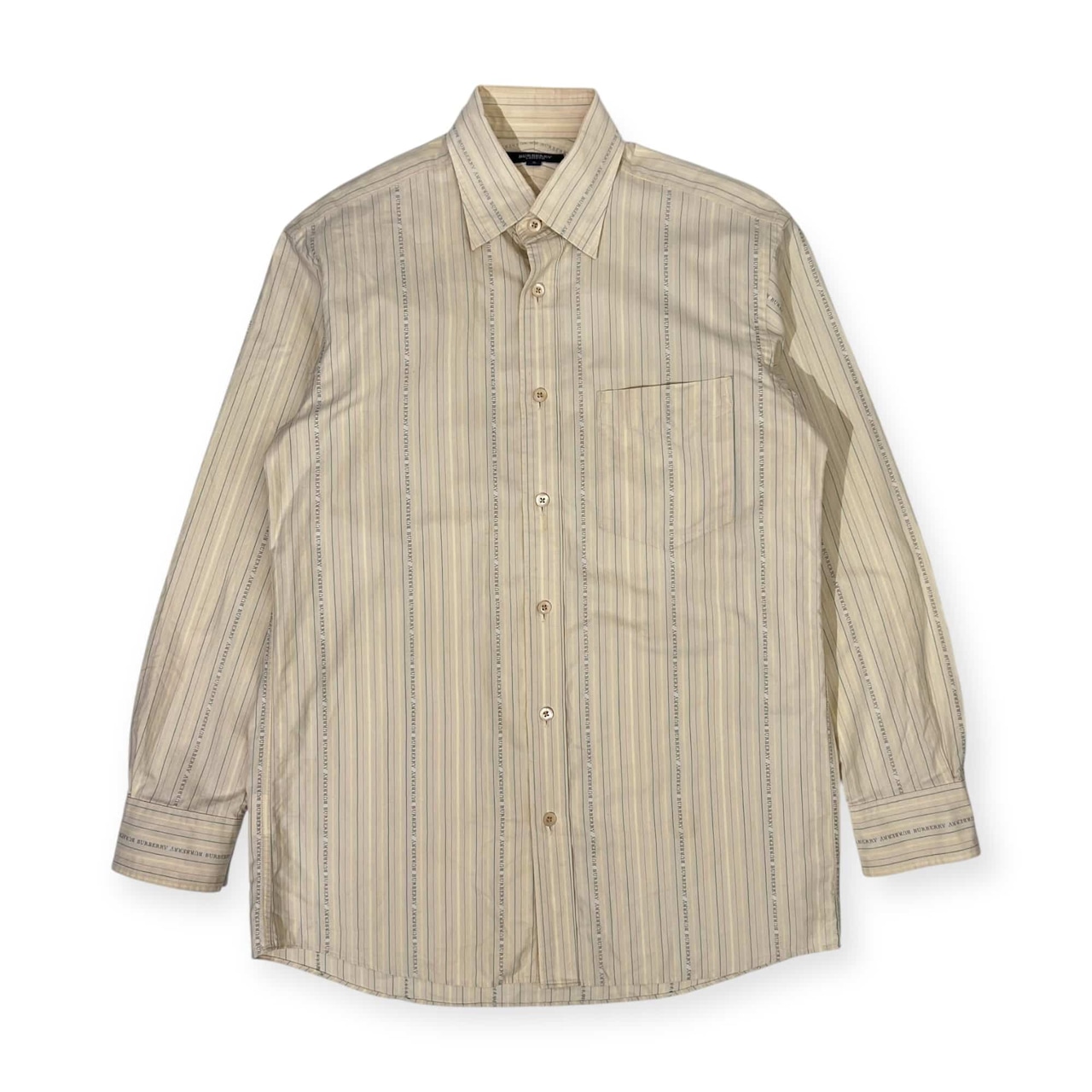 Burberry London バーバリー ロンドン ストライプ 長袖シャツ S/メンズ 三陽商会