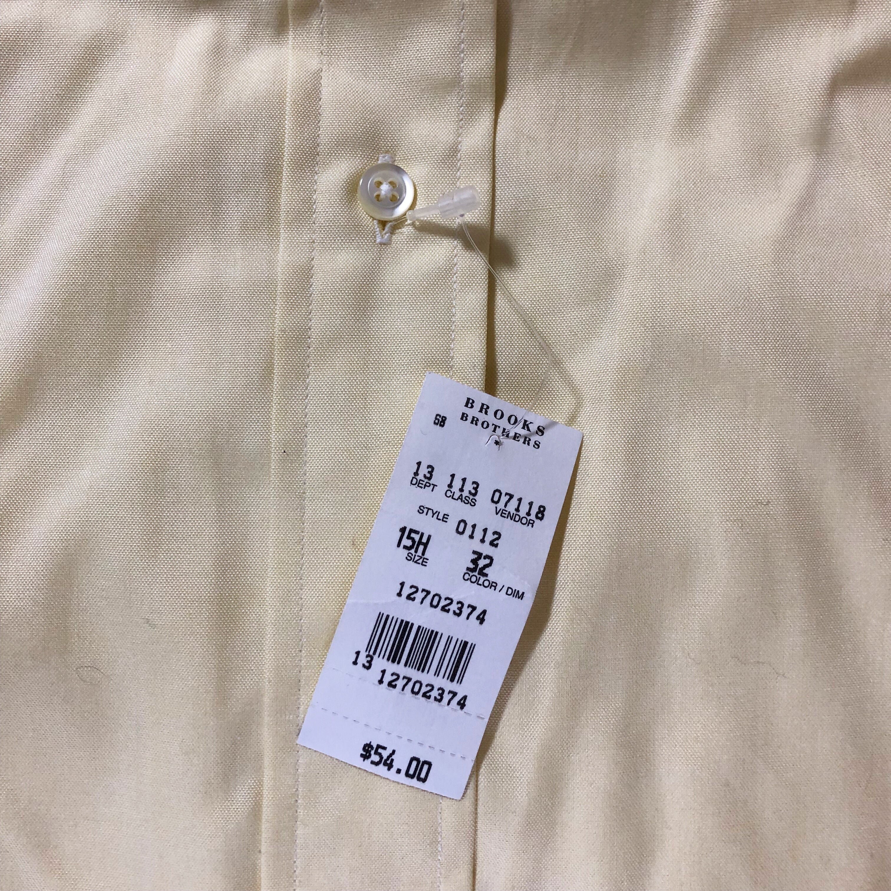 NOS(デッド品) 90年代 Brooks Brothers ポロカラーシャツ アメリカ製