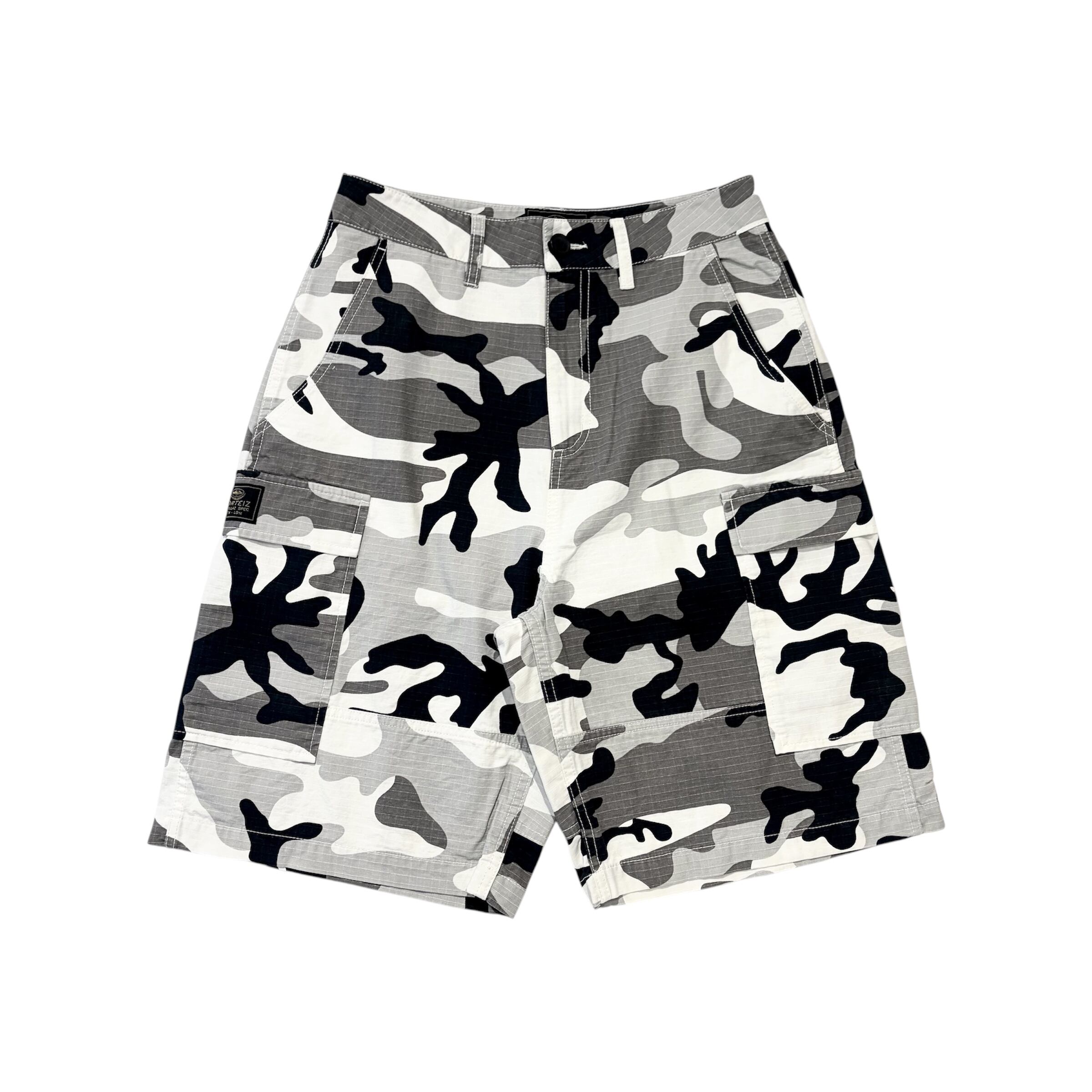 CORTEIZ -Guerillaz Cargo Short- Arctic Camo | Highflyer