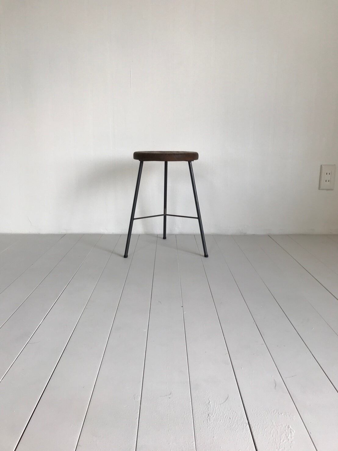 STスツール / 木 [丸]