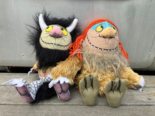 80s Where the Wild Things Are plush set