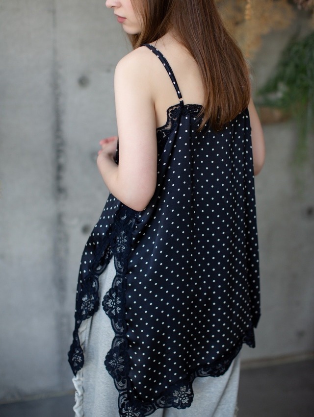 （select）レースドットワンピース