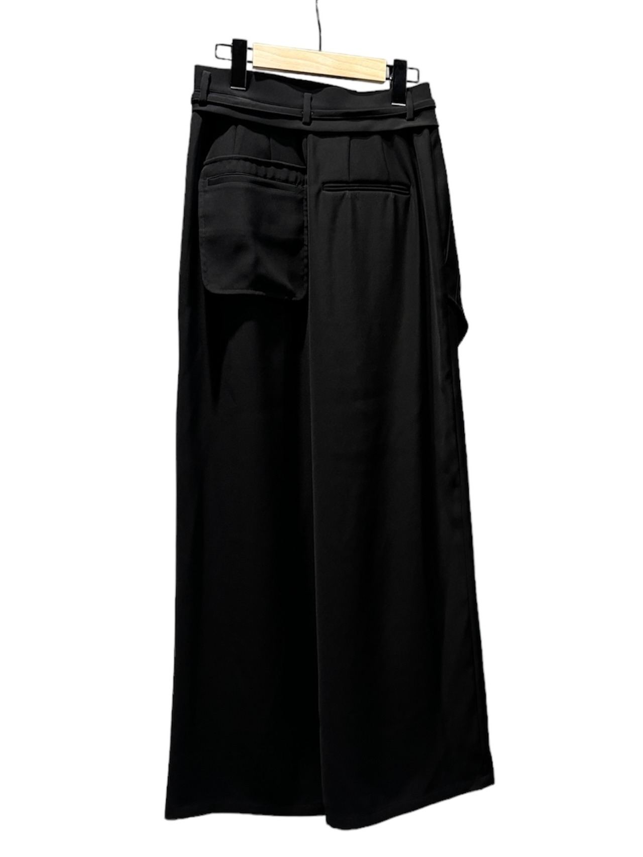【24AW】ENFOLD エンフォルド /BELT WIDE ASYMMETRY-TROUSERS / パンツ - 6