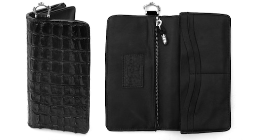 SofferAri Jewelry ソファーアリ SAMSW3200Mr.SUE WALLET /Black Crocodile