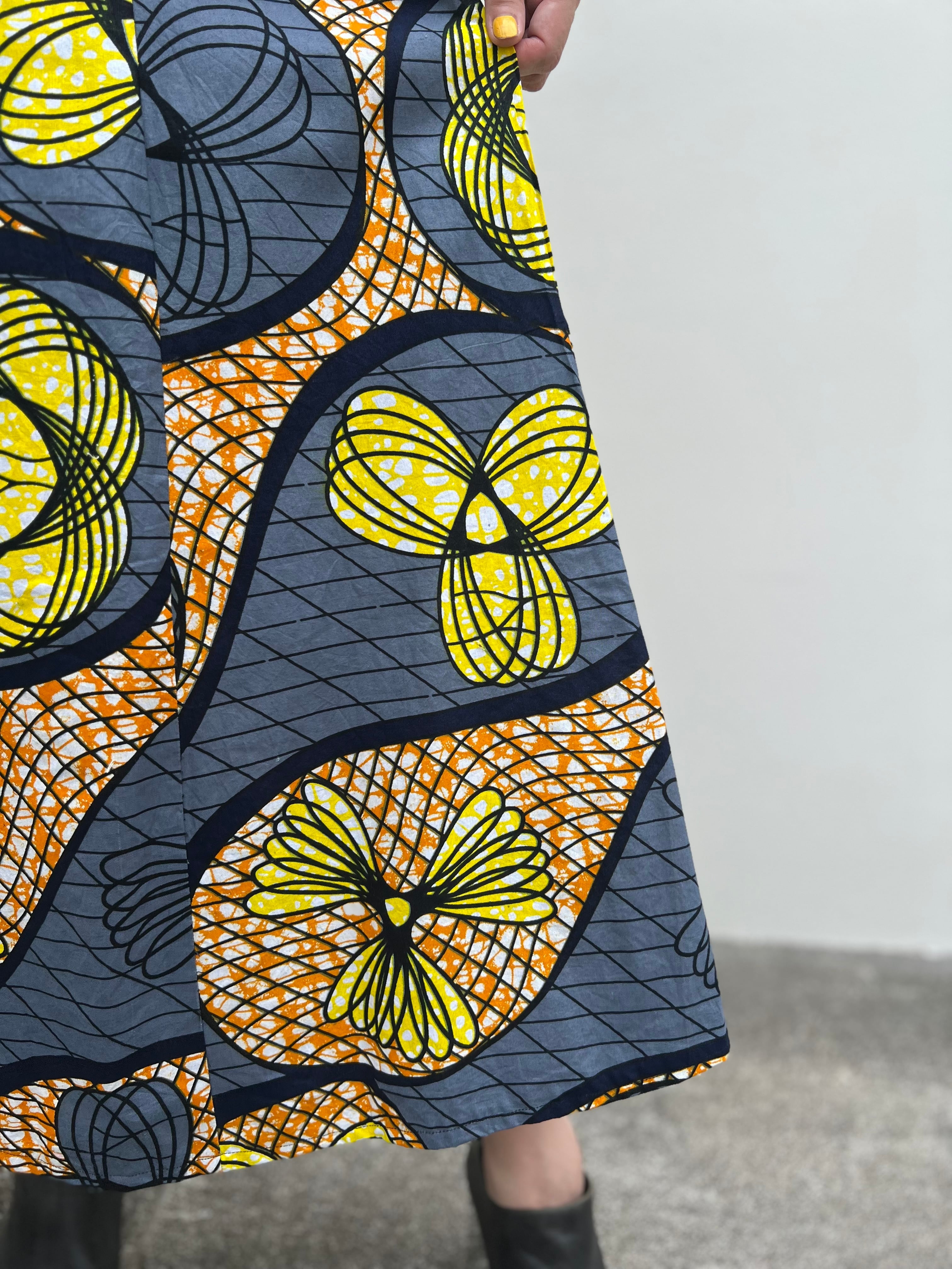 Vintage african batik cotton set up ( ヴィンテージ アフリカン