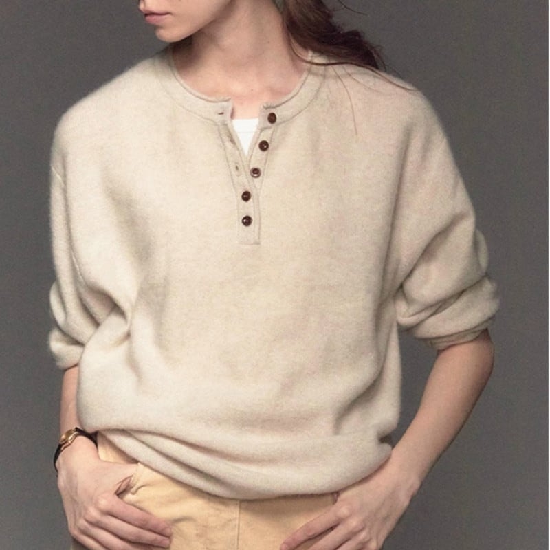 henry neck knit 102896