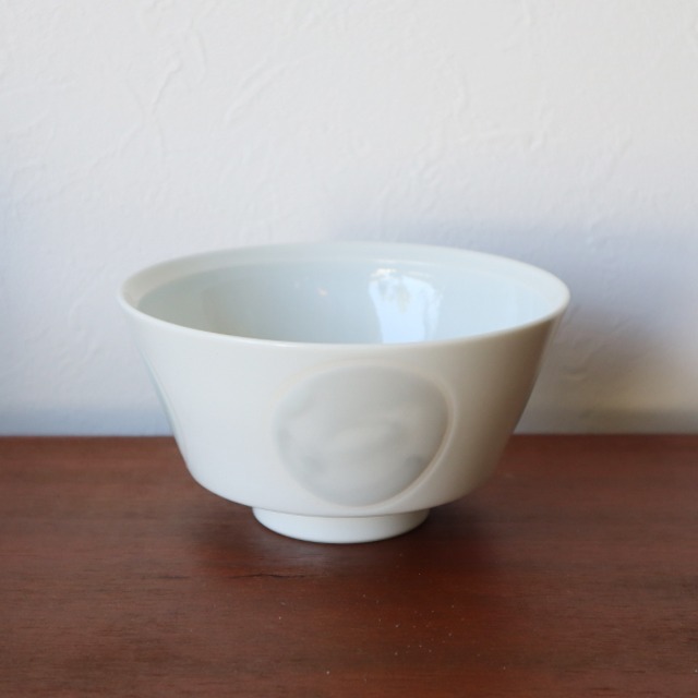波佐見焼　飯碗（小）みずたま水色　9-179