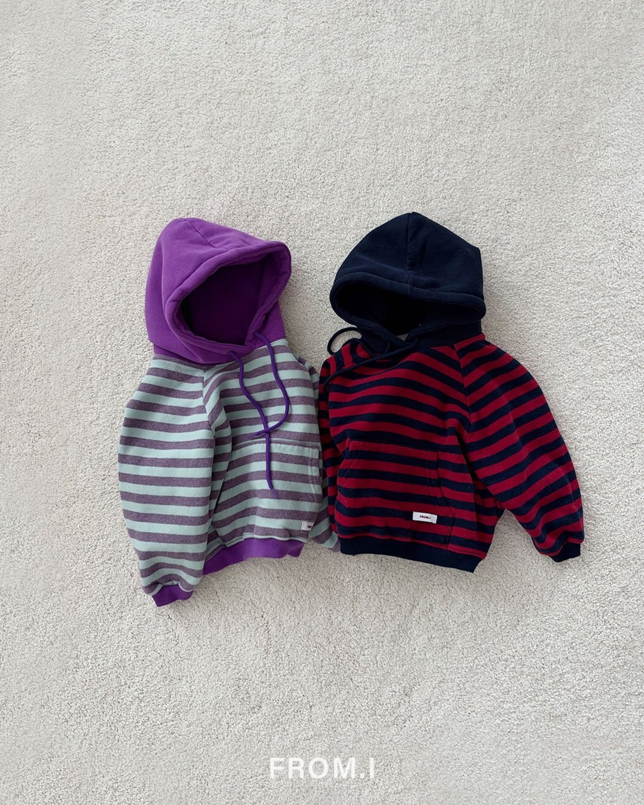FROM I［取寄］burgundy border hood mtm 6winter