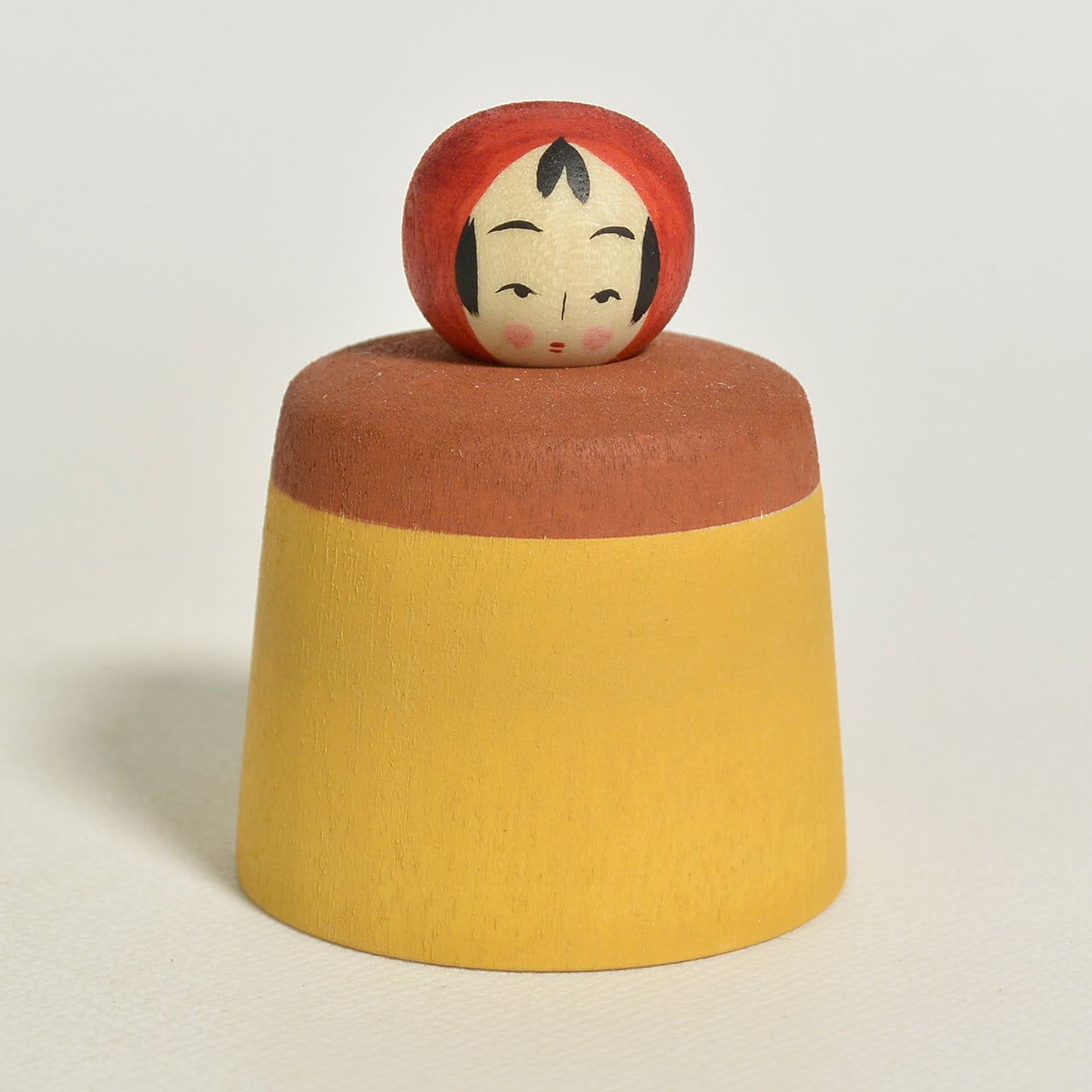 プリンちゃんえじここけし 約1.5寸 約4.5cm 鈴木明 工人（作並系