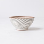 【増田 哲士】24.しのぎ 飯碗(白)/A