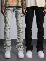 存在感設計｜サイドポケットダメージデニム(D00006)