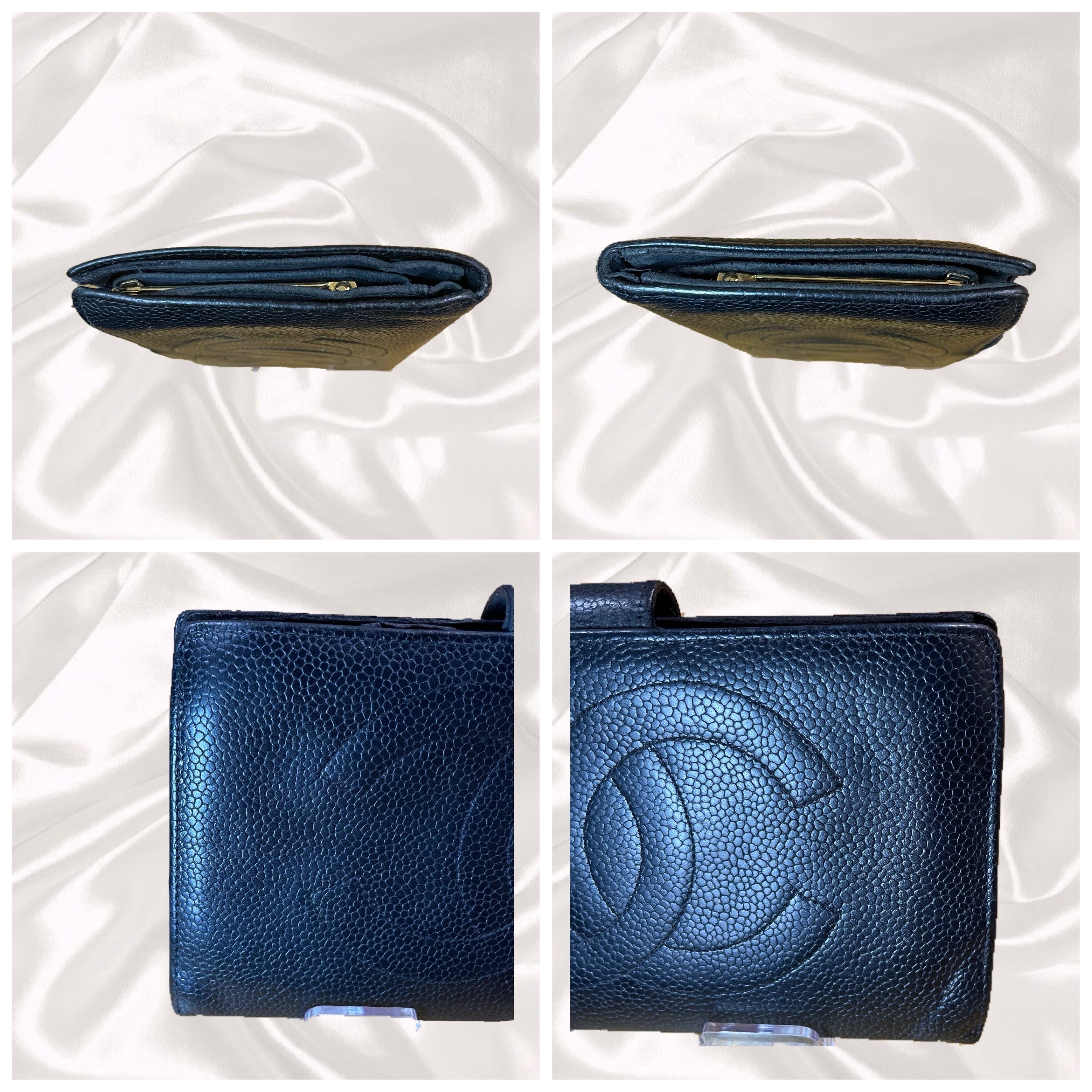 1点限定/CHANEL】シャネル ココマーク キャビアスキン ブラック 1点限定/CHANEL】シャネル ココマーク キャビアスキン ブラック