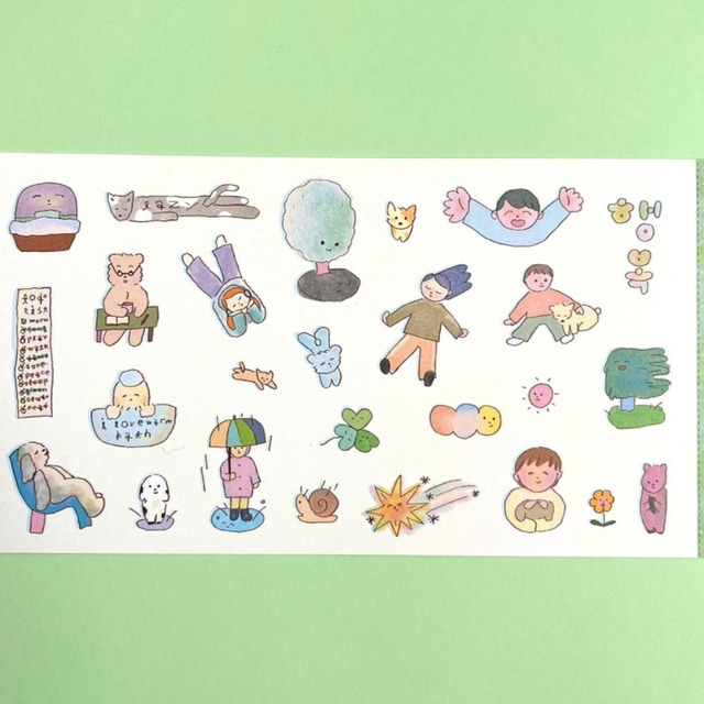 greenyeveryday 〔sticker -happiness-〕