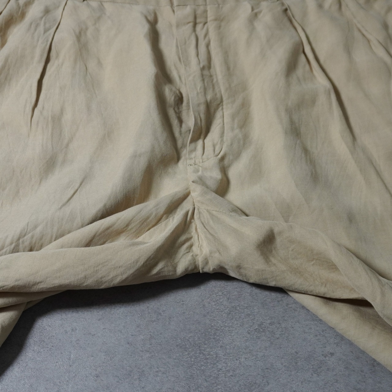 Polo by Ralph Lauren Double-pleated linen silk shorts [W40] 古着 - 9
