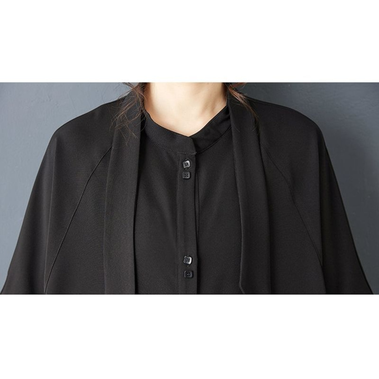 ストールデザイン ドレープ シャツ  30248