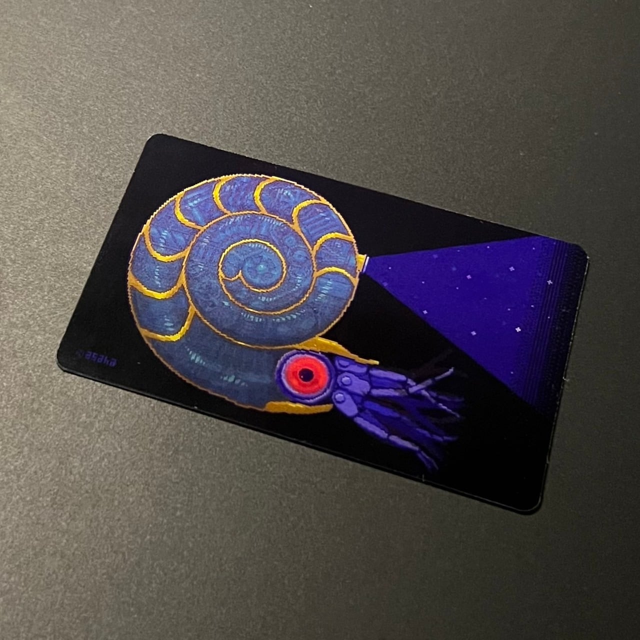 asaha『アンモナイト』 | うごく！ステッカー屋さん