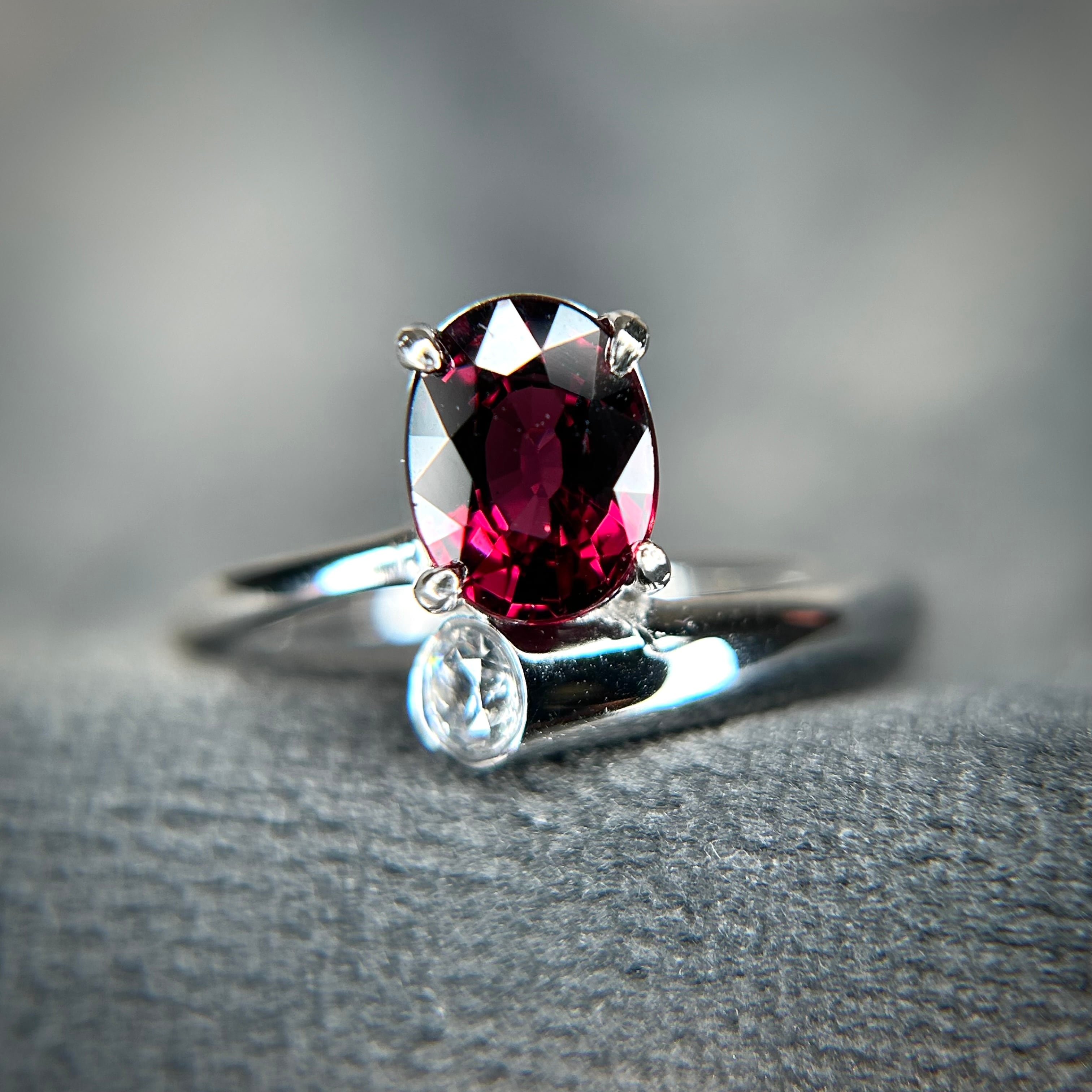 ブランド公式サイトでのお買い物 PT ルビー リング 0.22CT 1円～Pt 多面