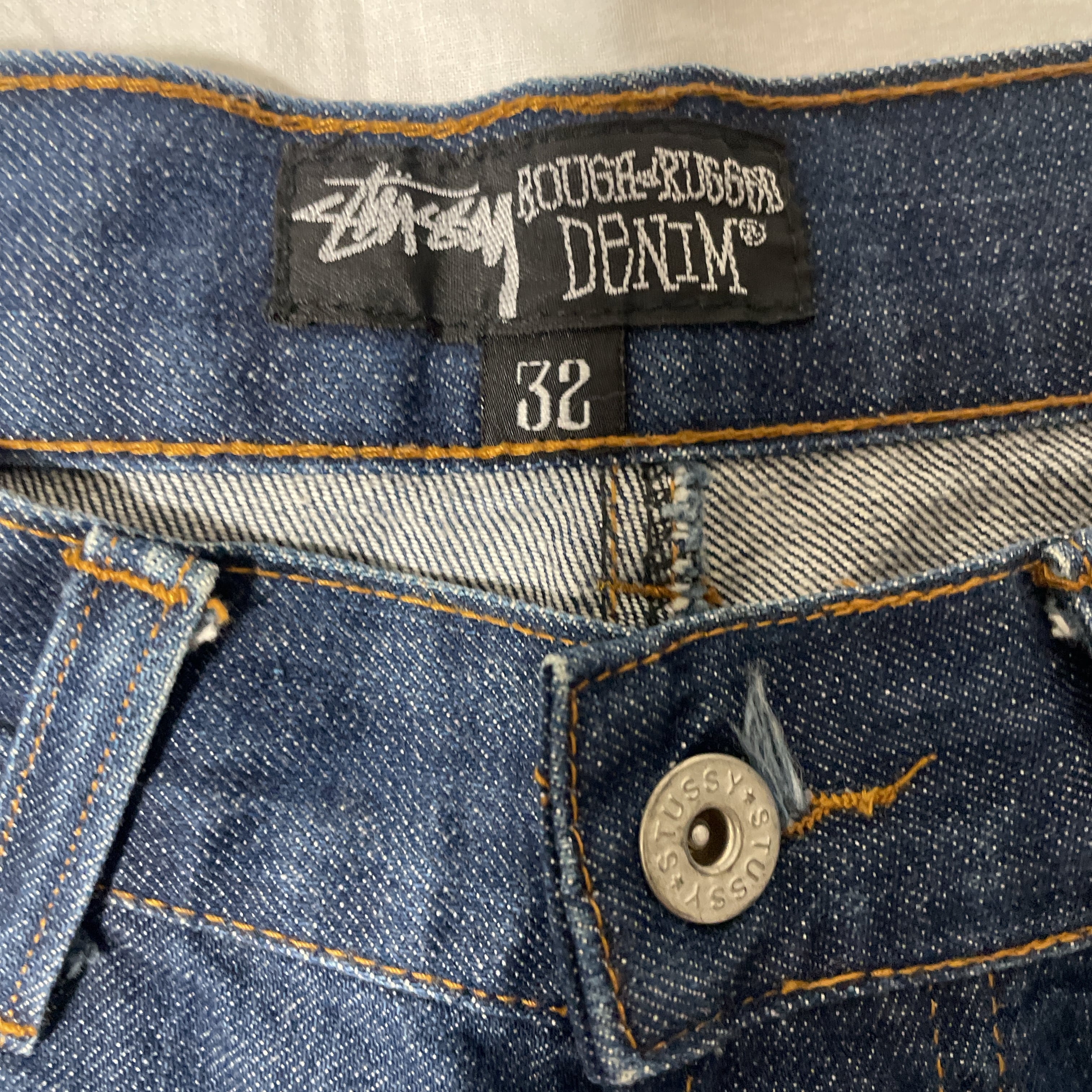 MADE IN USA 】STUSSY ROUGH RUGGED DENIM half pants | Lookin