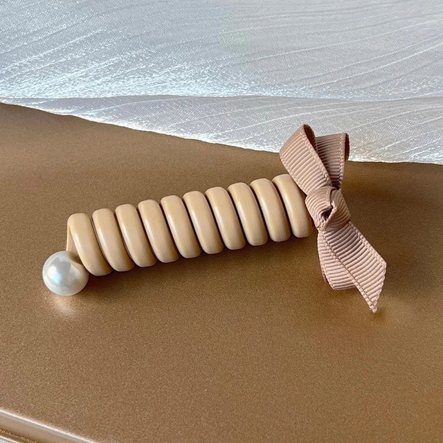 ヘアアレンジリボンコイル