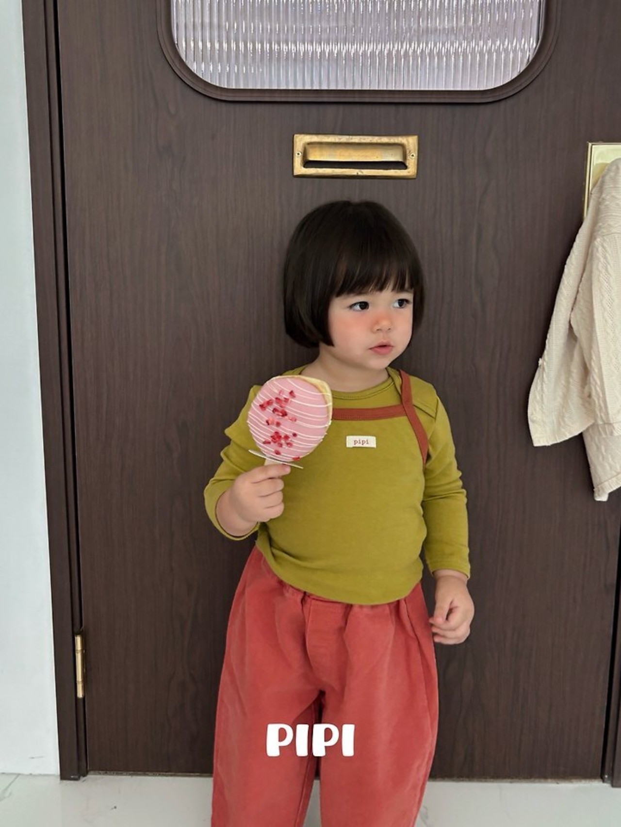 韓国子供服 / 26Autumn / 〖取寄〗pipi / 配色キャミソール / ベビー服 / キッズ服 *XS~Ｍ*