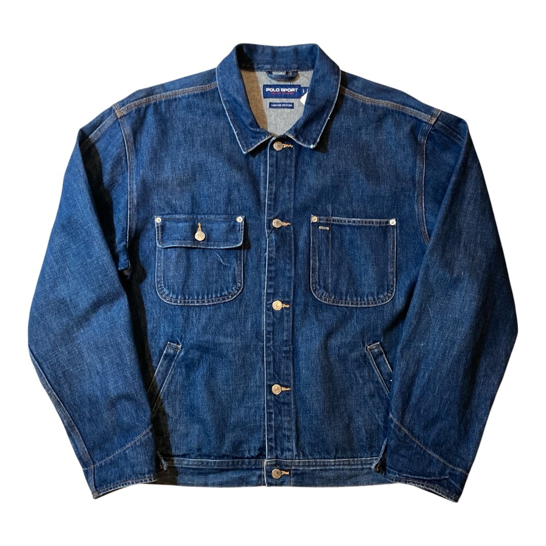 90s ナイスフェード Ralph Lauren デッキフックジャケット US.NAVY USN