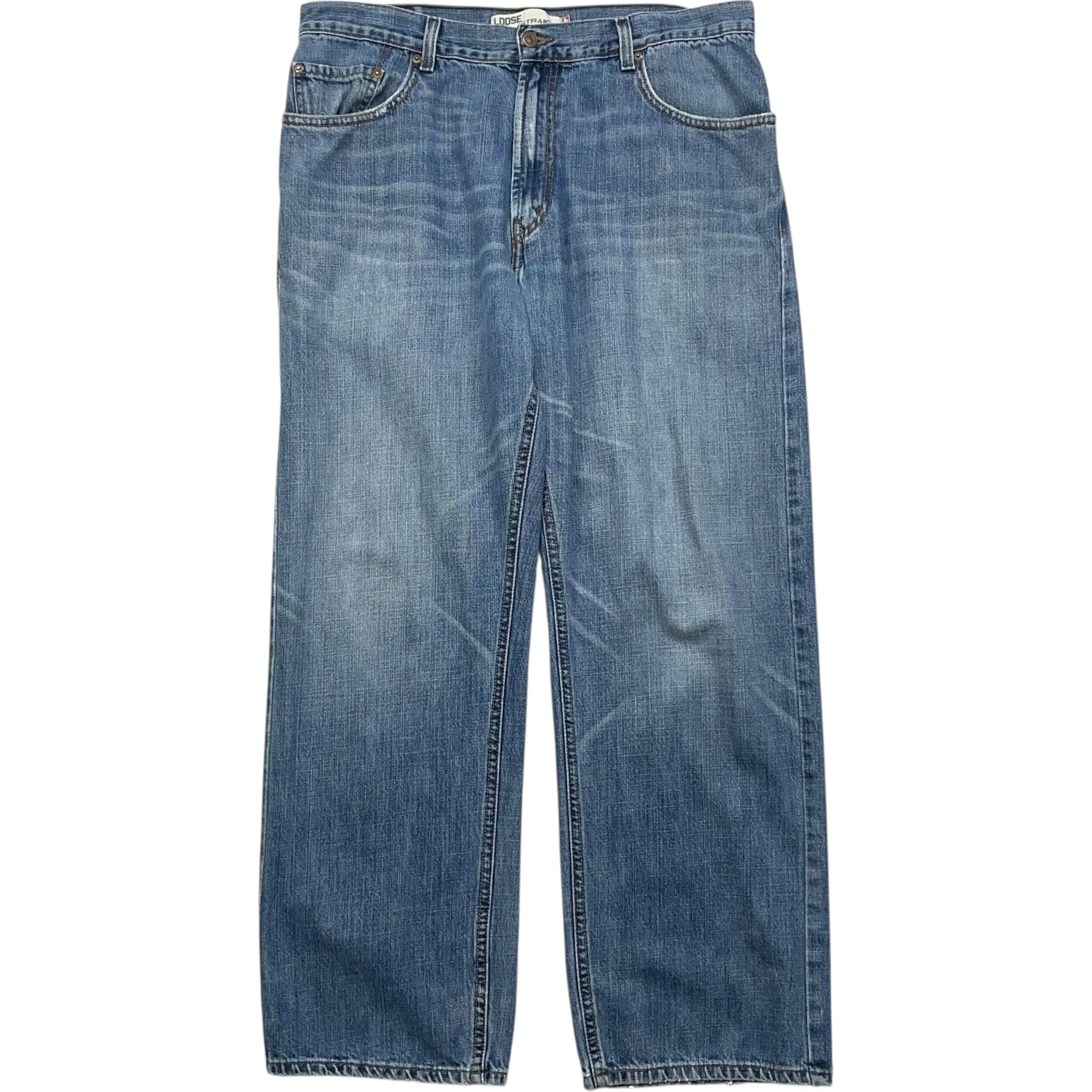 《実寸W38L30》Levi's リーバイス 569 デニムパンツ ルーズストレート no.7496