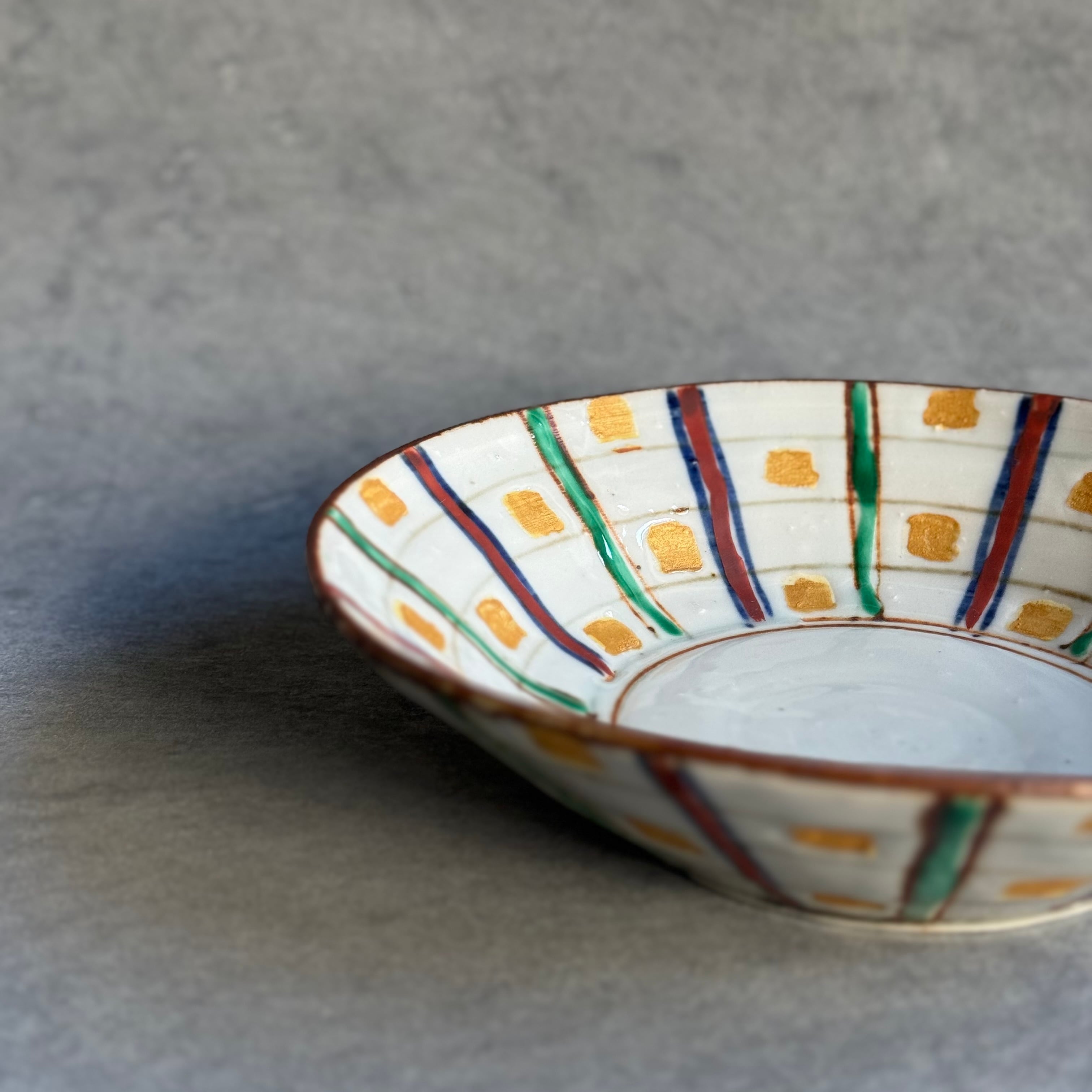 中尾万作 サラダ鉢 金サビキューブ | gallery 一白