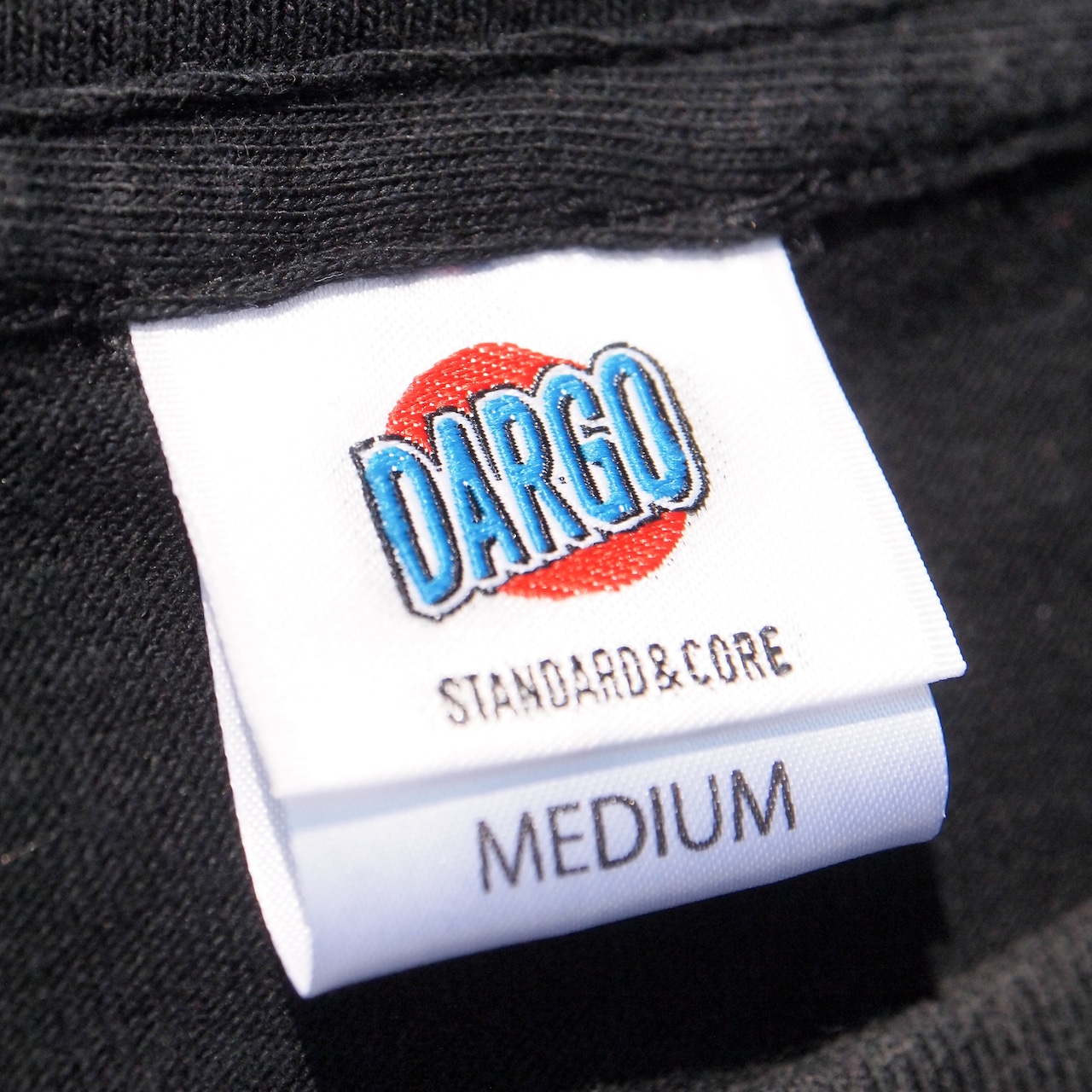 【DARGO】"YOU ARE HERE" 6onz Sun Fade T-shirt(BLACK)