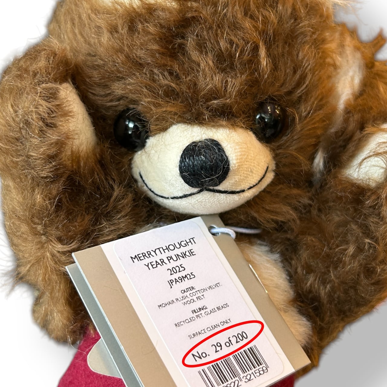 MERRYTHOUGHT テディベア メリーソート パンキー ポーラーベア カブ No