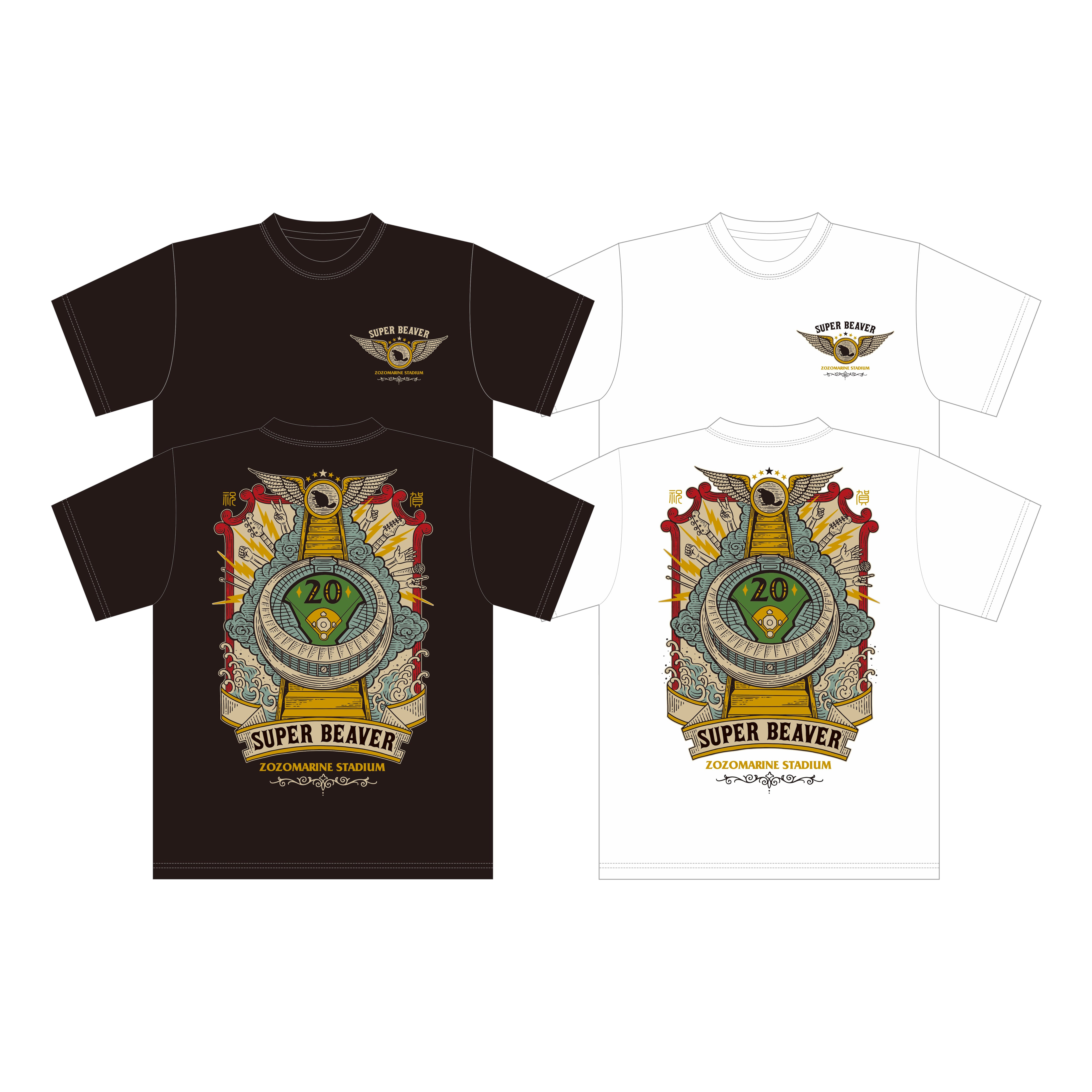 20th ANNIV ベースボールシャツ | SUPER BEAVER OFFICIAL WEBSTORE