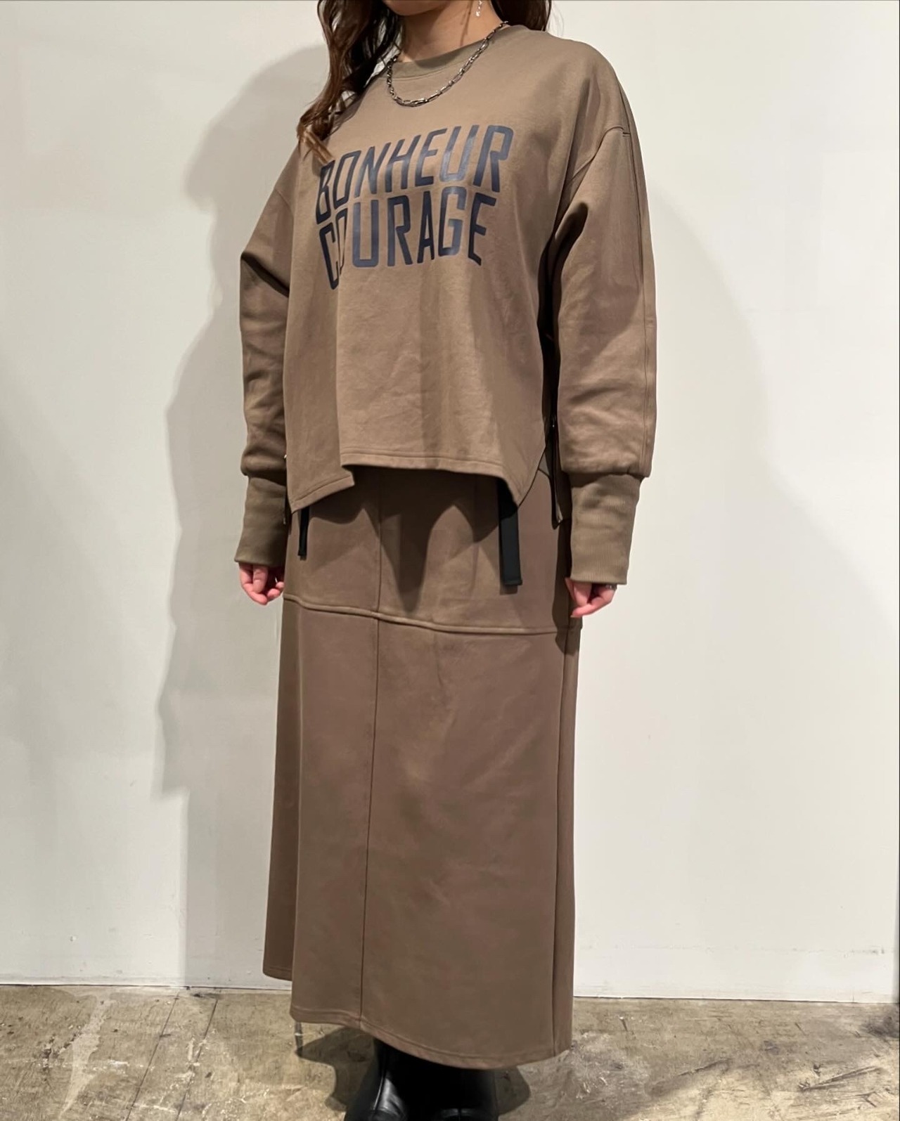 ルギバ lugiva tokyo ポンチバックフレアスカート