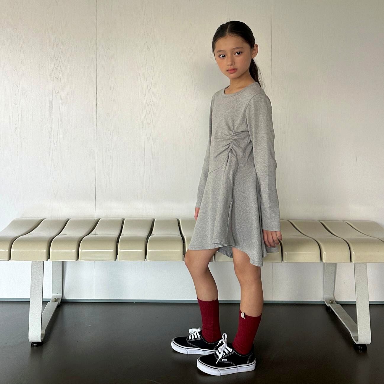 «Sold out»«ジュニアサイズあり»«elly molly» セリーヌワンピース 2colors