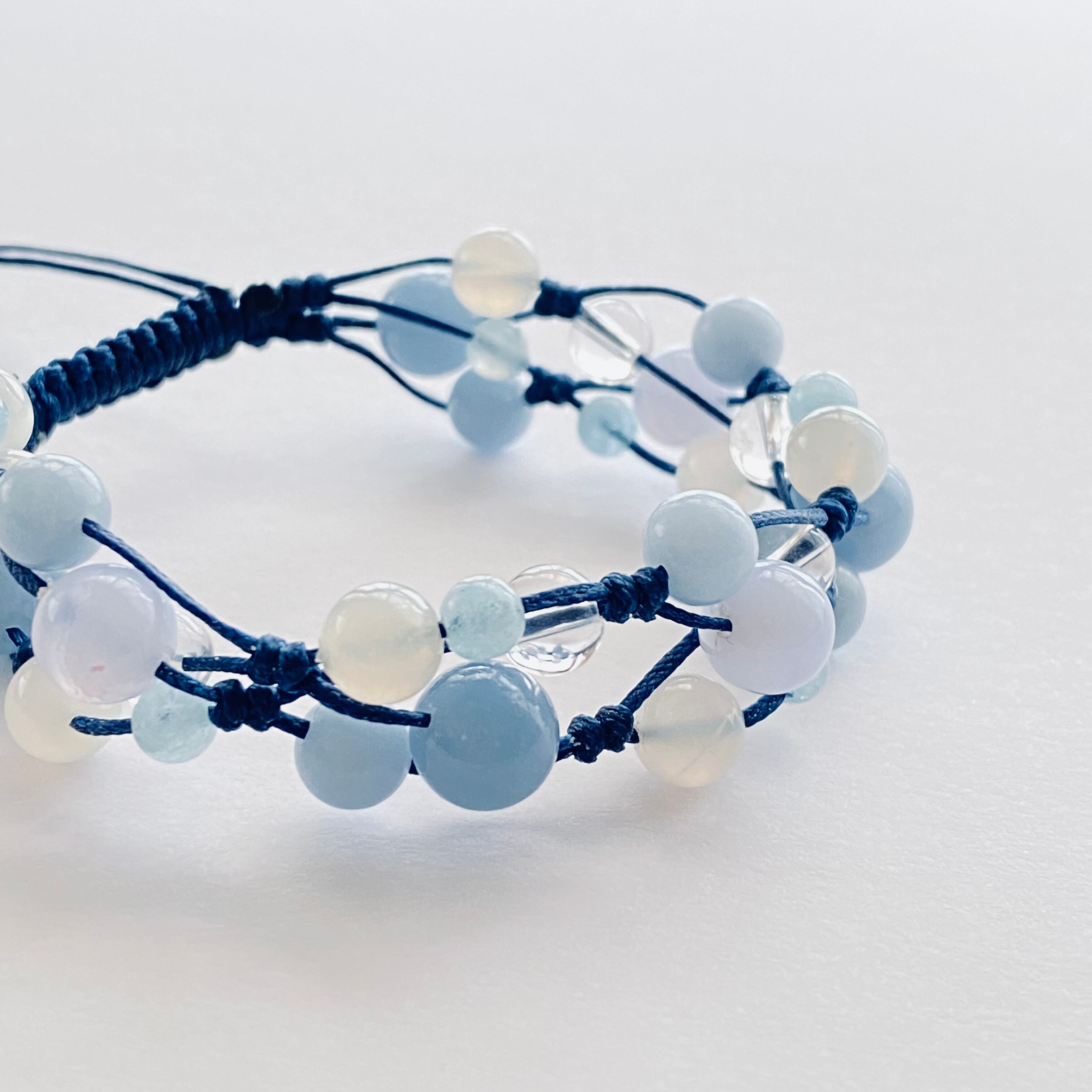 【完成品】ブルーのマハロ*アミュレット