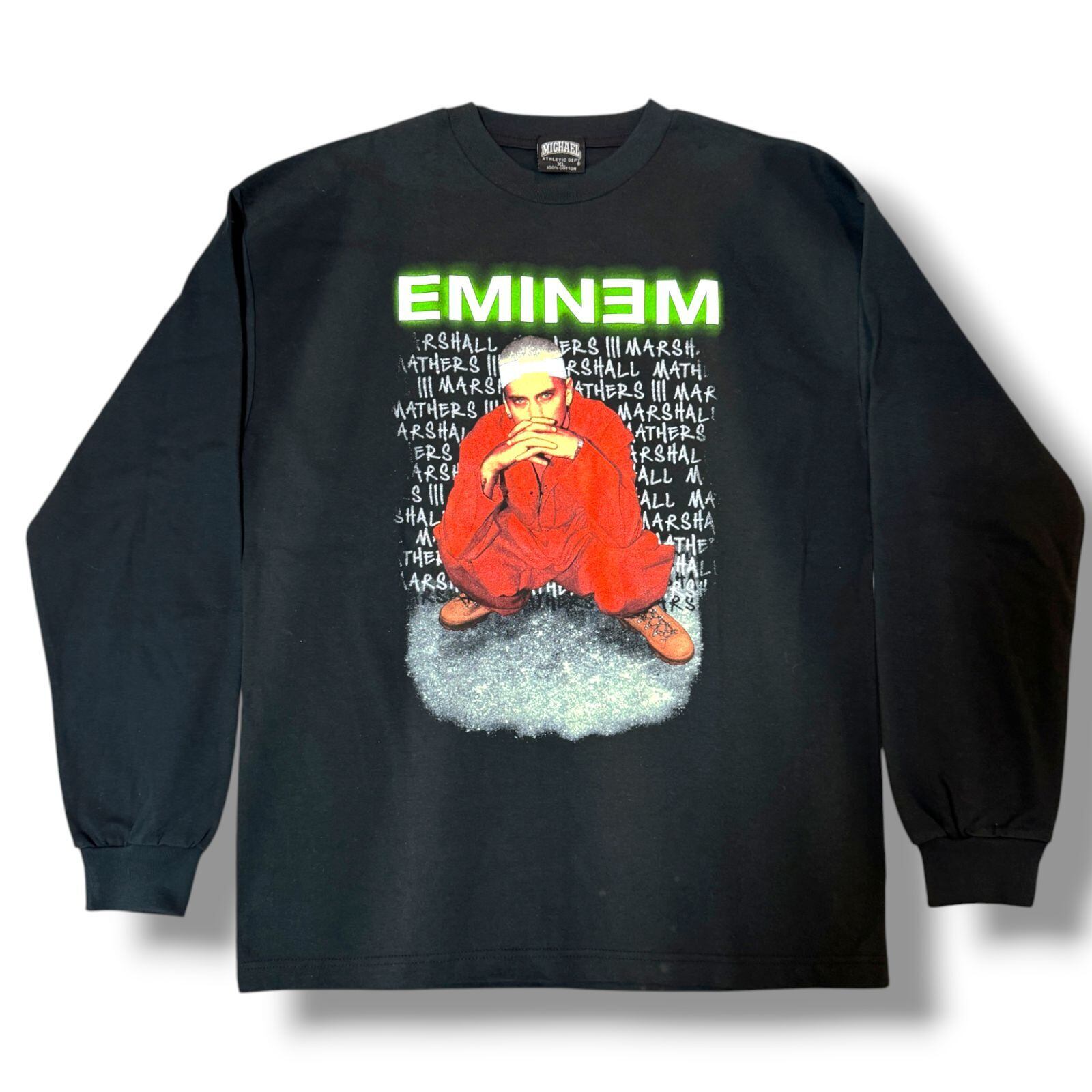 00s Y2K old stussy ギターマン Tシャツ XLサイズ USA製 銀タグ The