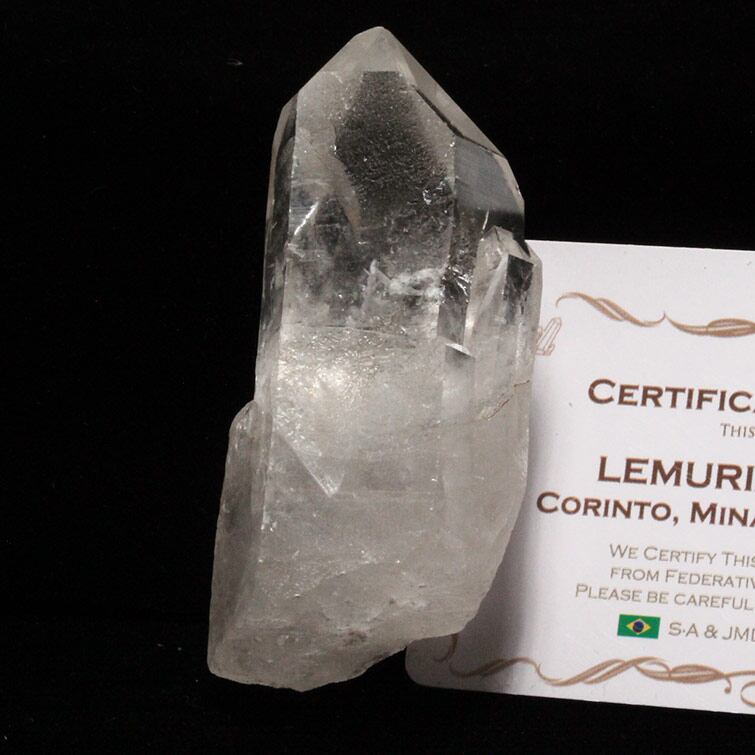 レムリアンシード 水晶 原石 カテドラルライブラリー ブラジル ミナスジェライス州 コリント産 証明書付属 一点物 271-628