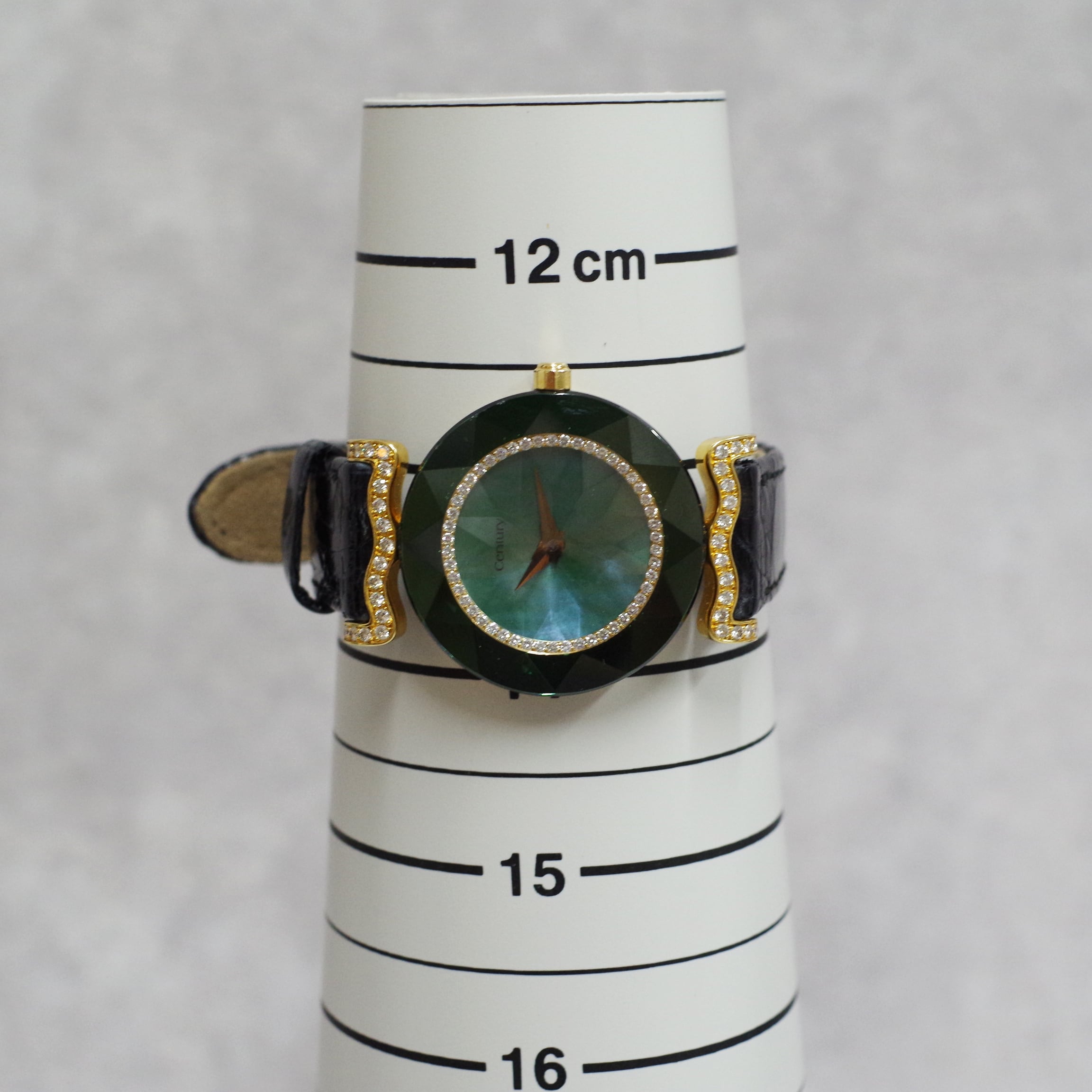 CENTURY センチュリー タイムジェム ダイヤ K18 クォーツ 腕時計 
