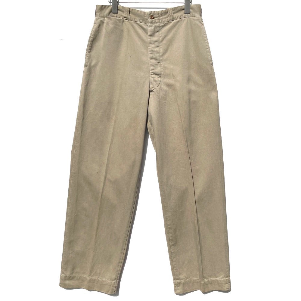 USARMY] Military Chino Trousers [1950s-] Vintage Chino Trousers W