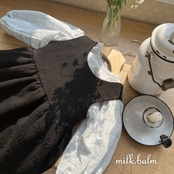 韓国子供服 / 26Autumn / Milkbalm / ジュディブラウス / 女子服 / キッズ服 / 秋服 *XS~XL*