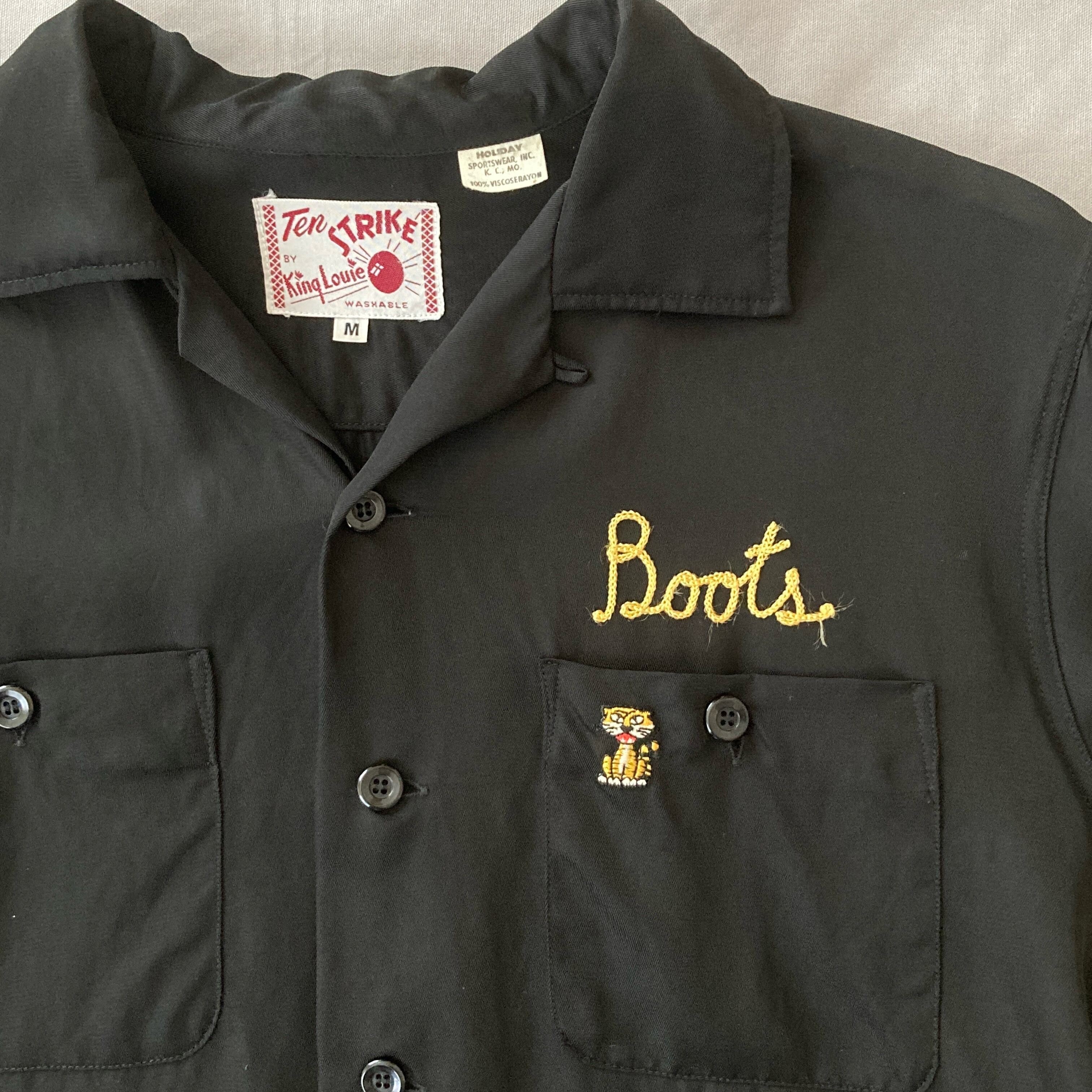 50s King Louie ボーリングシャツ King Louie】50s 復刻 ボウリングシャツ M | SUZIE-Q