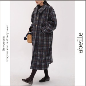 check long coat 14095
