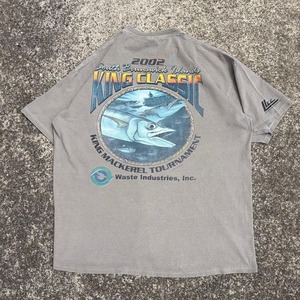 【XLサイズ】00's ノースカロライナ州 魚釣りトーナメント 古着 Tシャツ フェード色味◎ ピグメント染め