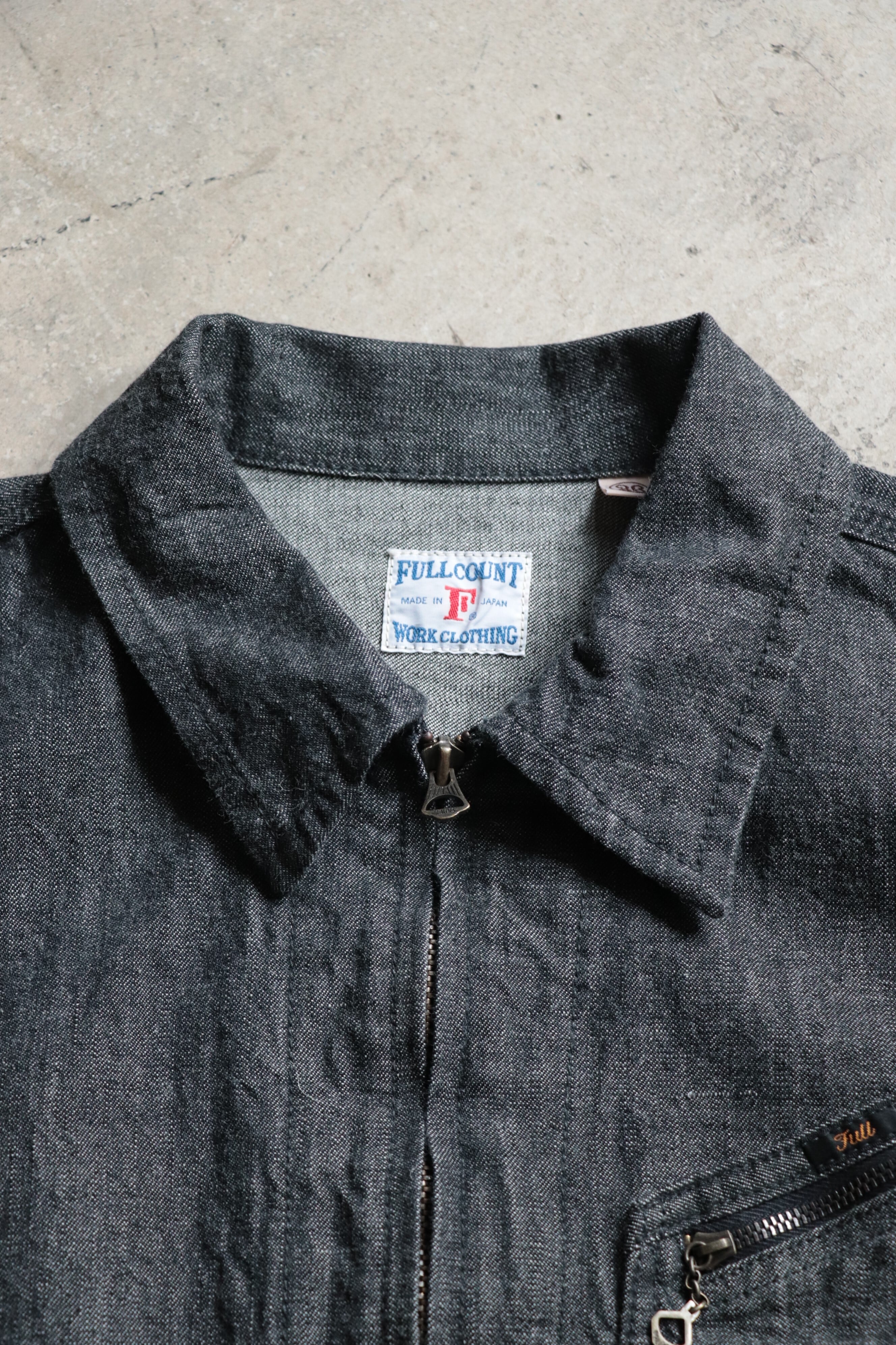 FULLCOUNT/フルカウント DENIM ZIP JACKET (91B) ONE WASH 2943OW