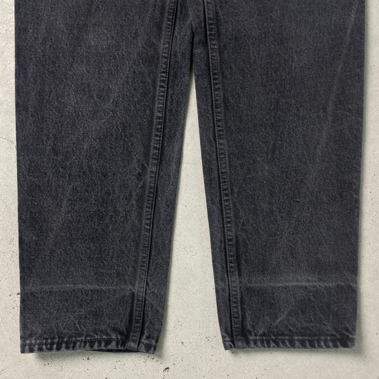 90s フランス製　levi's 501 先染めブラックデニム　ユーロリーバイス 90年代 フランス製 Levi's ユーロリーバイス 501 ブラックデニムパンツ