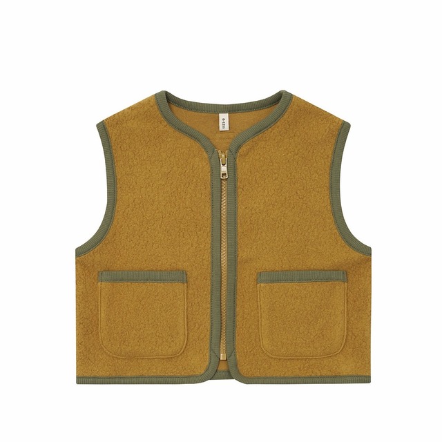 organic zoo／ Bark Fleece Vest 26AW
