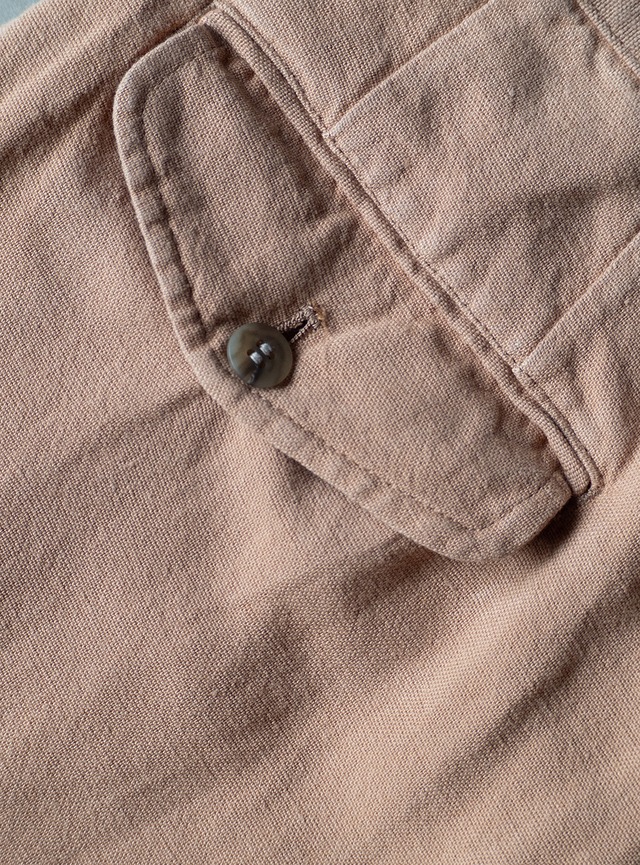 "PARK MILLER" 1990s Linen cotton 2tuck trousers