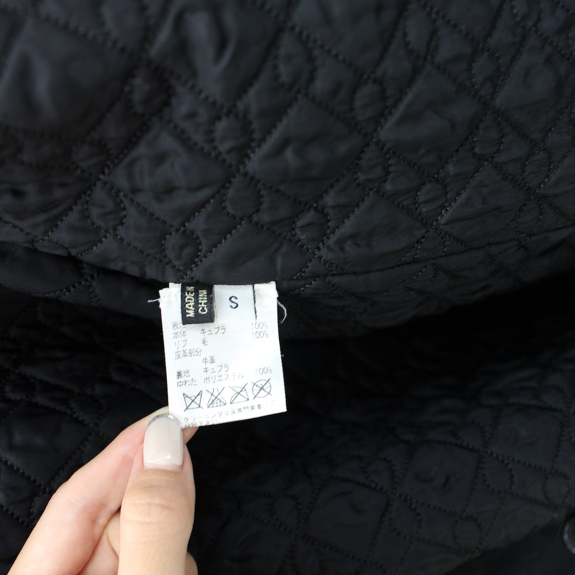 ANYA HINDMARCH QUILTING LINER MODS COAT MADE IN CHINA/アニヤ 