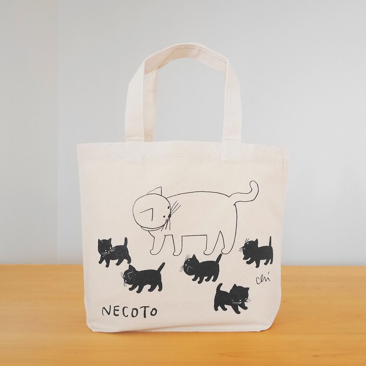 2wayトートバッグ[前髪猫] ナチュラル | necoya
