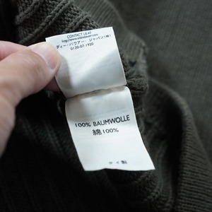 Eddie Bauer V-neck cotton ribbed sweater XL 古着