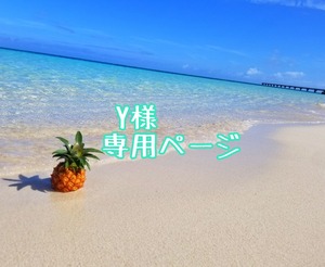 Y様専用ページ